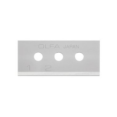 17.8x40 mm rectangular blade usable in 4 positions