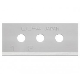17.8x40 mm rectangular blade usable in 4 positions