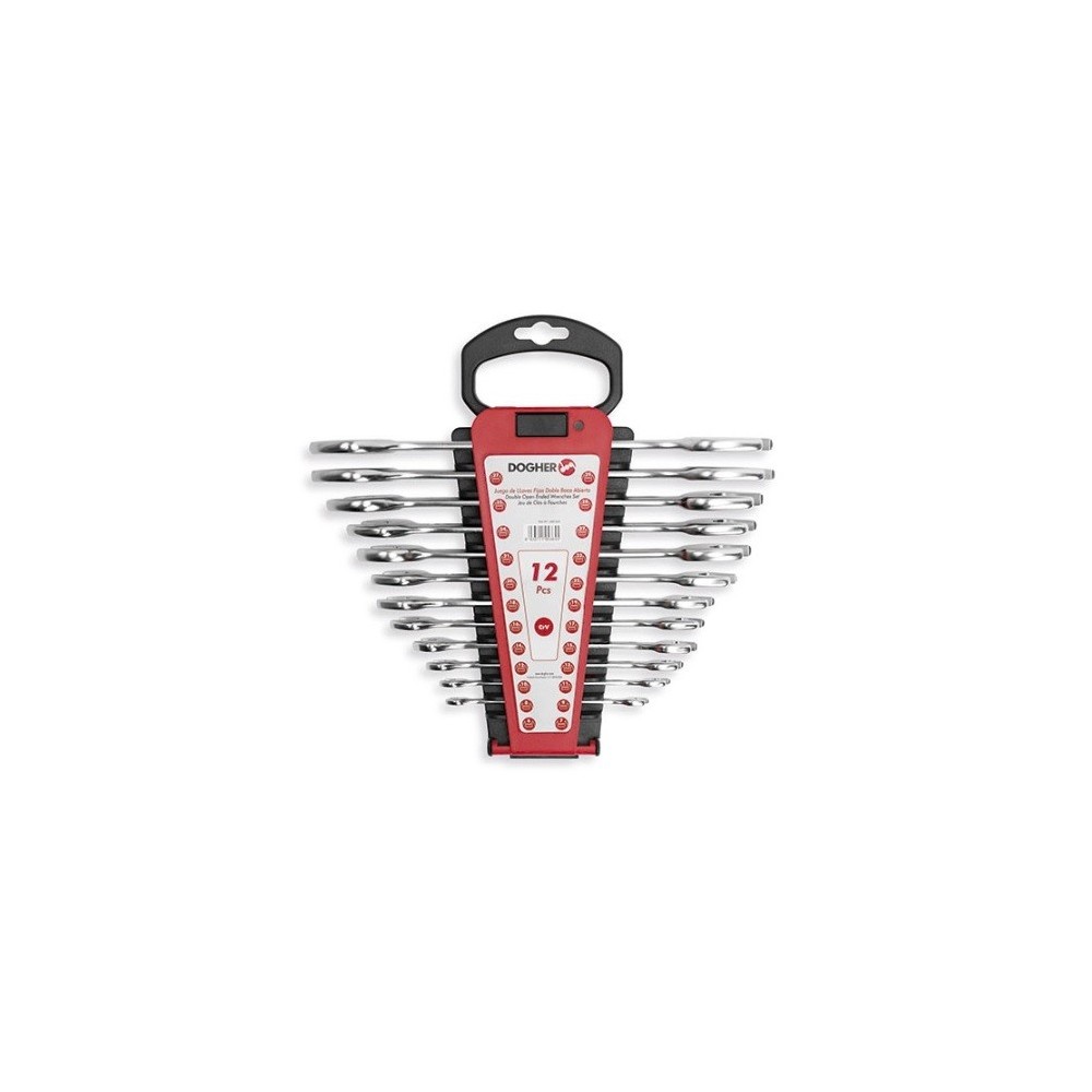 JUEGO LLAVES FIJAS 12 PIEZAS