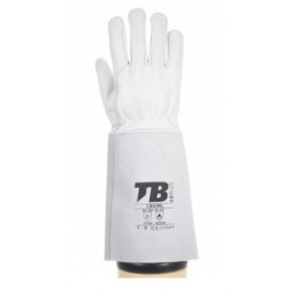 GUANTE FLOR VACUNO GRIS SERRAJE 18CM