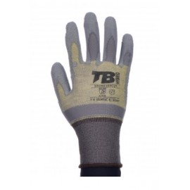 GRAY NYLON GLOVE WITH KEVLAR WITHOUT SEAMS