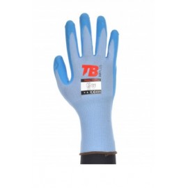 SEAMLESS BLUE NYLON GLOVE