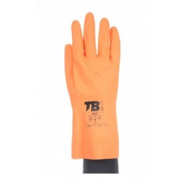 ORANGE NATURAL LATEX GLOVES