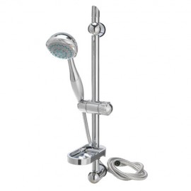 KIT DUCHA BARRA FLEXO MAURER 3 POSICIONES CROMO