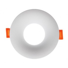 INFINITY SERIES WHITE ROUND FIXED RING FOR GU10/MR16 83x35MM