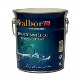 ALBOR BLACK HIGH GLOSS SYNTHETIC ENAMEL 750 ML