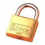 CANDADO LINCE 300-40 IBERDROLA Nº4 LATON CON LLAVE