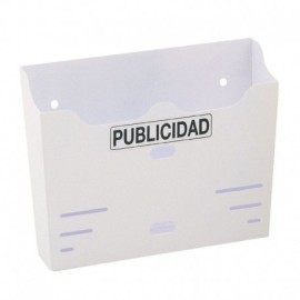 WHITE MEDIUM PORTAL ADVERTISING TRAY