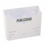 WHITE MEDIUM PORTAL ADVERTISING TRAY