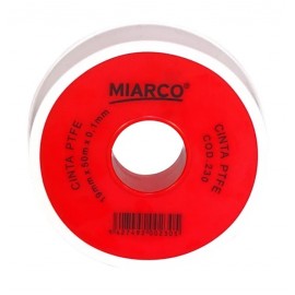 CINTA DE PTFE (CARRETE ROJO) 19mm x 50m x 0,1mm