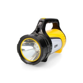 PORTABLE MULTIFUNCTIONAL FLASHLIGHT WITH RED LED AND POWER BANK 350 LUMENS