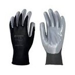 GUANTE POLIESTER NEGRO NITRILO GRIS