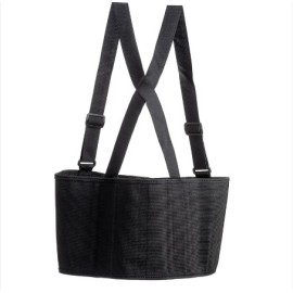 FAJA LUMBAR ELASTICA CON VELCRO Y TIRANTES L