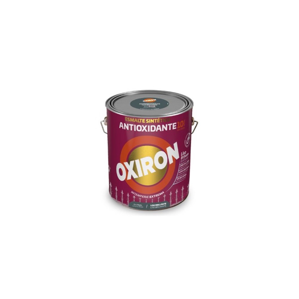 ESMALTE OXIRON ANTIOXIDANTE LISO GRIS MEDIO BRILLANTE 750 ML