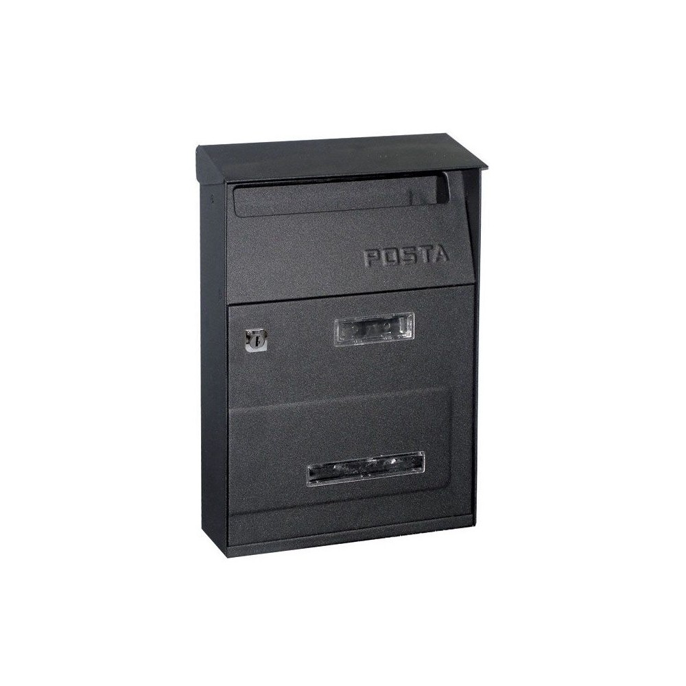 BLACK POST BOX