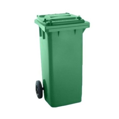 120L CONTAINER GREEN BODY GREEN LID