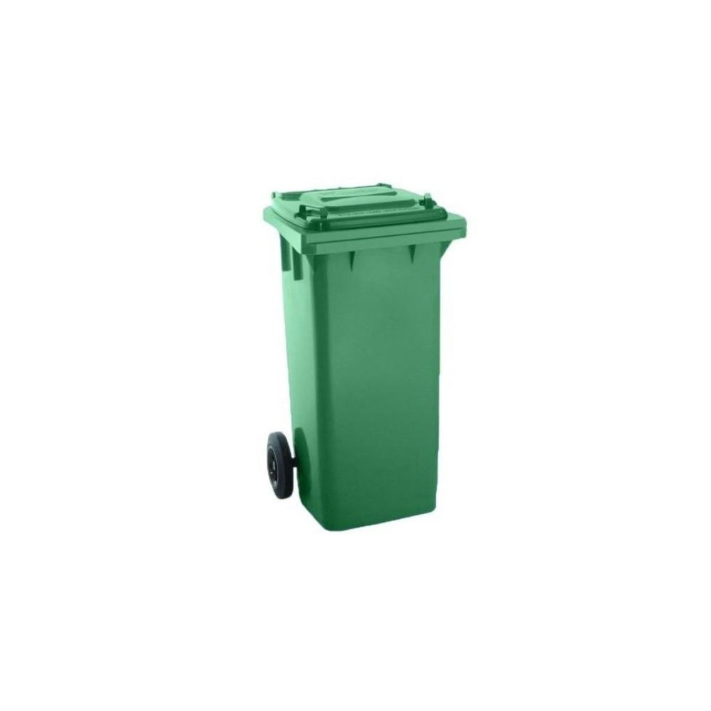 120L CONTAINER GREEN BODY GREEN LID