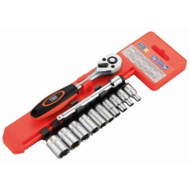 12 PIECE 12 PIECE HR SOCKET AND RATCHET WRENCH SET