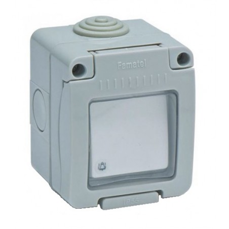SEALED PUSH BUTTON 10A 250V 19010 + 2711