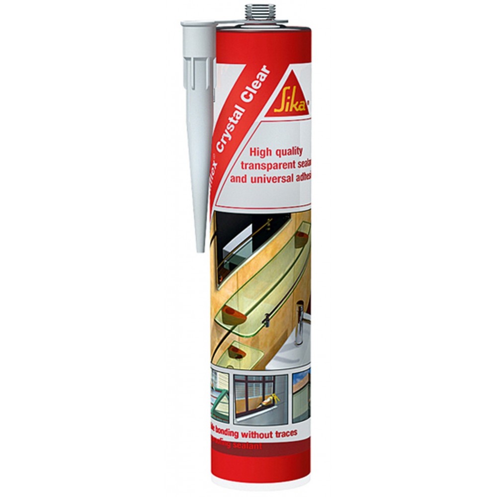 SIKAFLEX CRYSTAL CLEAR TRANSPARENTE 290 ML