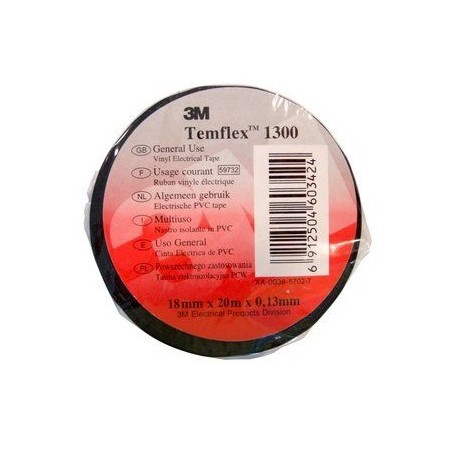 CINTA AISLANTE NEGRO 19MMX20M