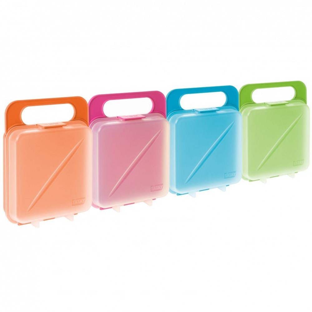 PORTASANDWICH ASSORTED COLORS (BLUE, PINK, NAR. LIME)