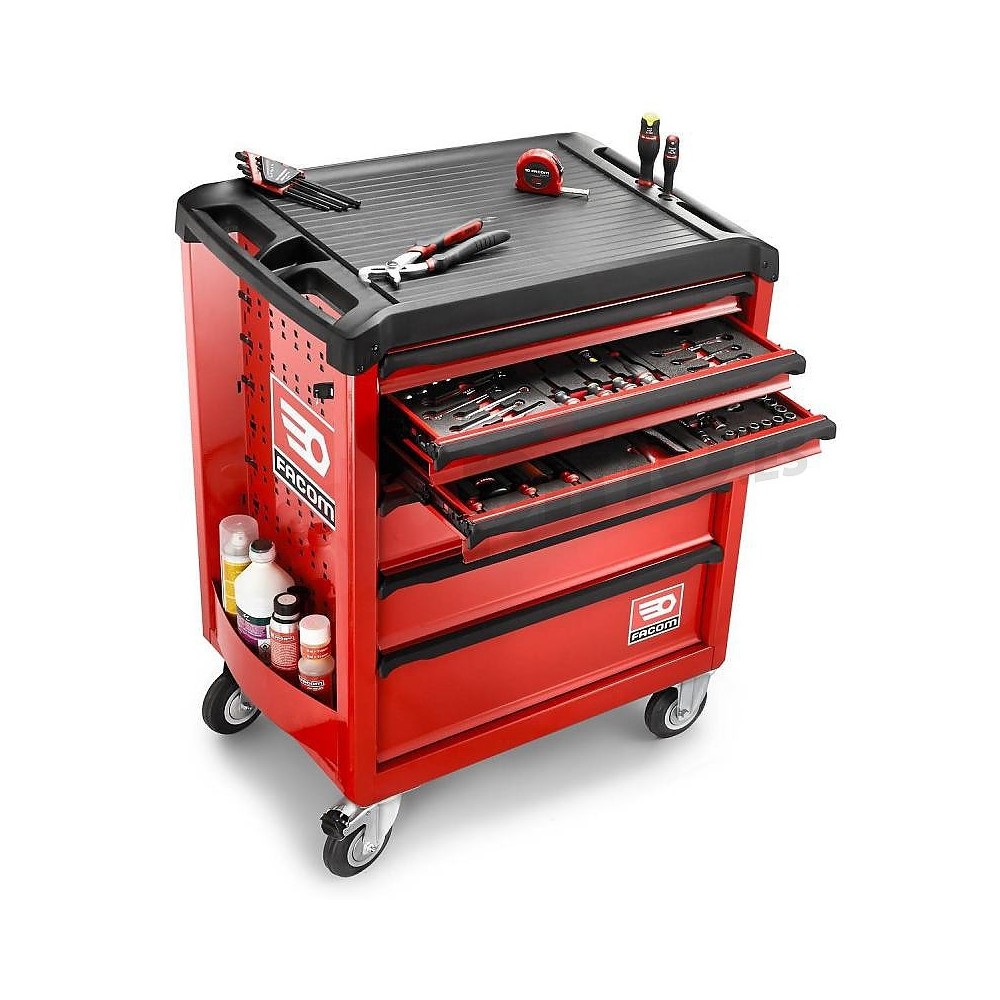 ROLL M3 6 DRAWERS RED TROLLEY