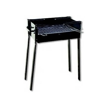 RECTANGULAR BARBECUE WITH SUPPORT 500X340X845