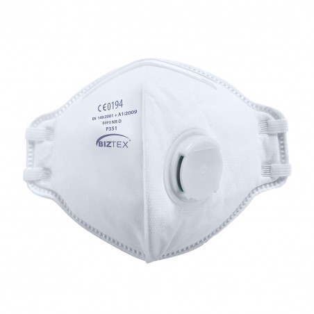 MASCARILLA DOLOMITE PLEGABLE CON VALVULA FFP3 BLANCO UNIDAD