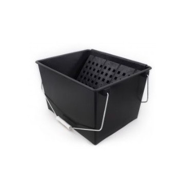 TWO HANDLES BUCKET 16 L WITH PLASTIC GRID