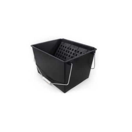 TWO HANDLES BUCKET 16 L WITH PLASTIC GRID