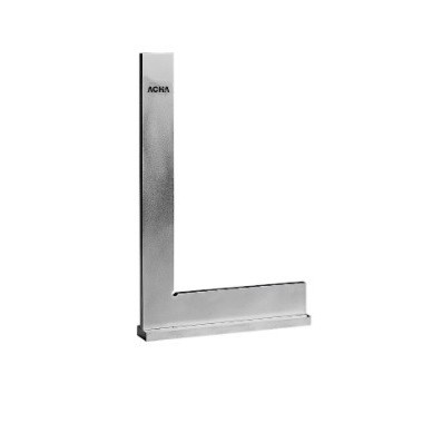 SQUARE DIN 875/1 A.INOX SMOOTH 150X100MM