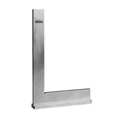 SQUARE DIN 875/1 IN CARBON STEEL, WITH HAT 150 X 100MM