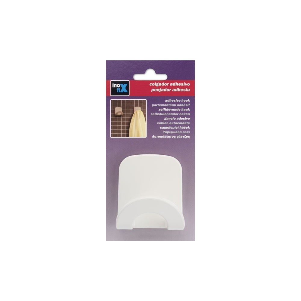 COLGADOR ADHESIVO ARCO BLANCO