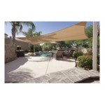 KIT SOMBREO POLIESTER 160 GR 3,6*3,6 CUADRADO BEIGE
