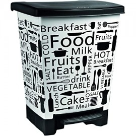 CUBO DECORADO C/ PEDAL 25L IML COZINHA