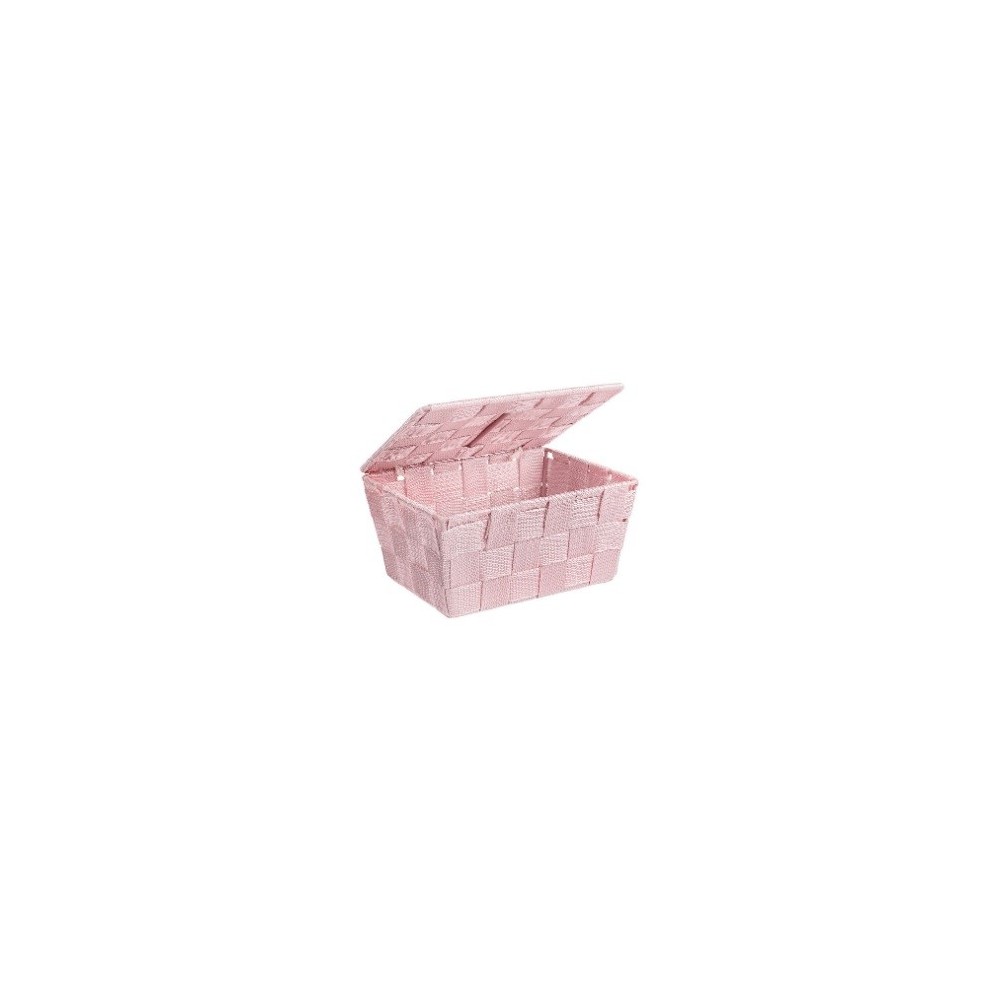 CESTO ADRIA CON TAPA ROSA