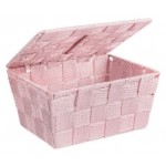 CESTO ADRIA CON TAPA ROSA