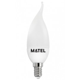 BOMB.LED VELA FLAMA E14 5W FRIA