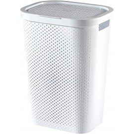 CESTO DE ROPA INFINITY 59L DOTS BLANCO/DOTS