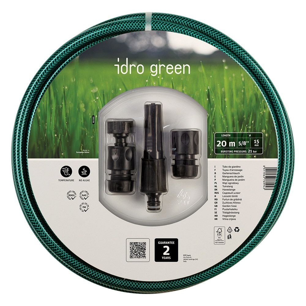 KIT MANGUERA IDRO GREEN 15X20