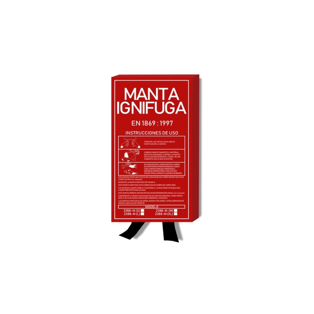 FIRE RESISTANT BLANKET WHITE FIRE (180 x 180)