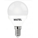 BOMB.LED ESFERICA  E14 8w.NEUTRA