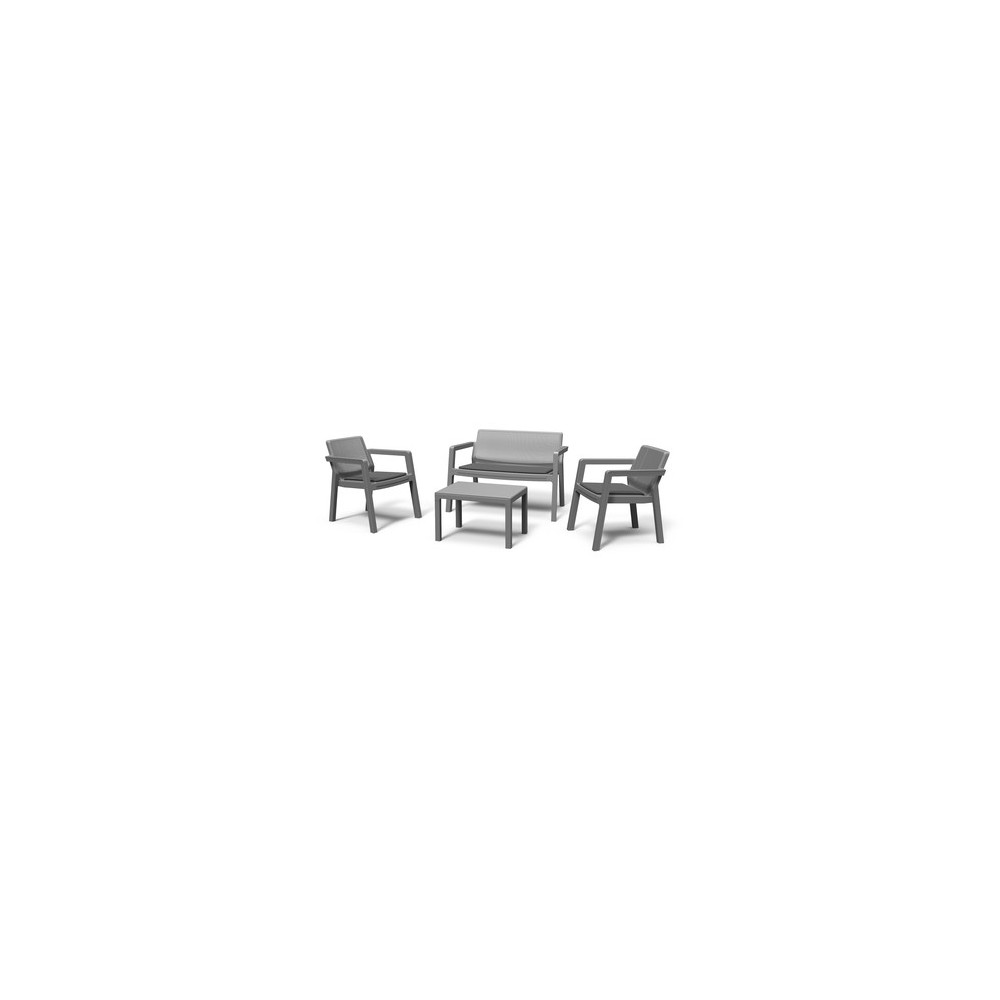 SET EMILY (2 ARMCHAIRS, SOFA AND TABLE)