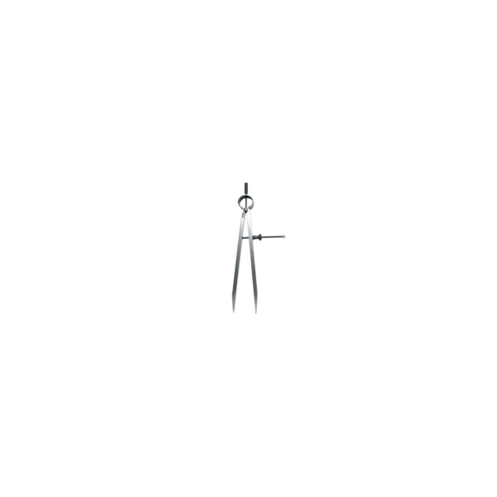 SQUARE LEG COMPASS WITH POINTS, WITH SPRING (4) 200MM