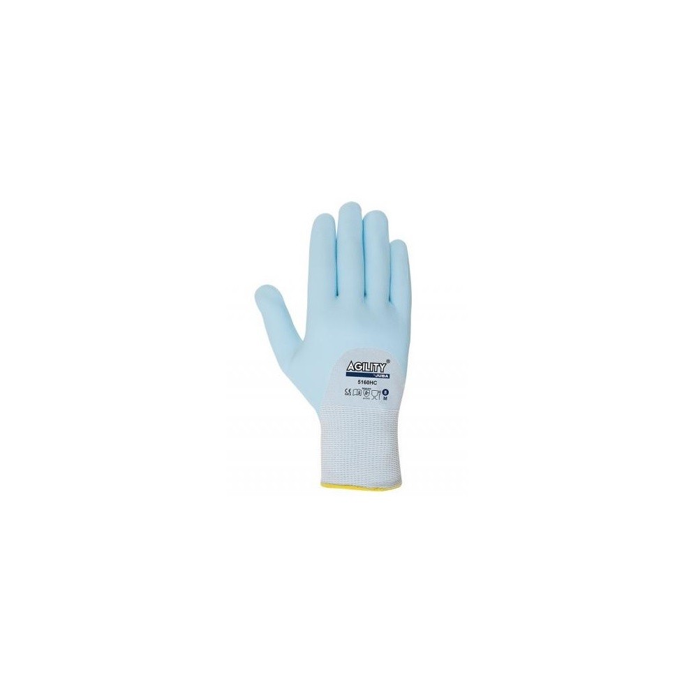 GUANTES NYLON S/COSTURAS REC. NITRILO USO ALIMENTARIO