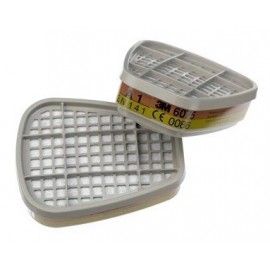 FILTRO 3M 6051 PARA GASES Y VAPORES A1 (2 UNDS)