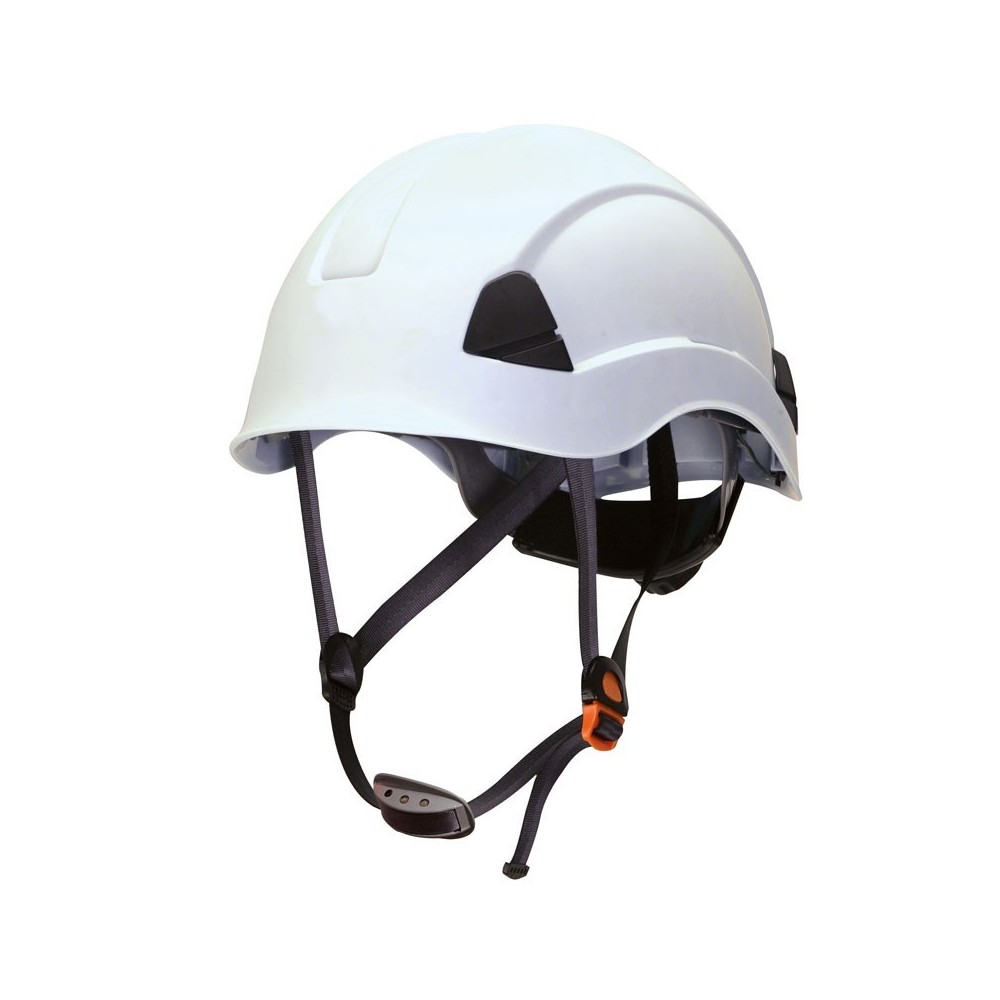 CASCO CLIMBER EN397, 1000v C/BARBOQUEJO, RULETA, BLANCO