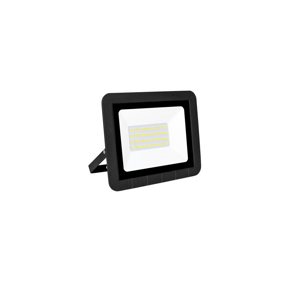 PROYECTOR LED PLANO NEGRO 30W FRIA
