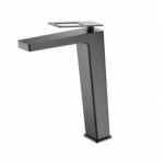 MONOMANDO LAVABO ALTO SUECIA NEGRO MATE